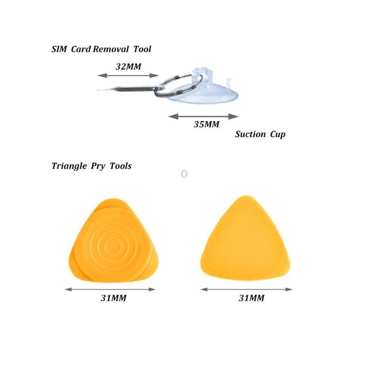 110 in 1 Watch Mobile Phone Disassembly Maintenance Tool Multi-function Chrome Vanadium Steel Screwdriver Set(Yellow)