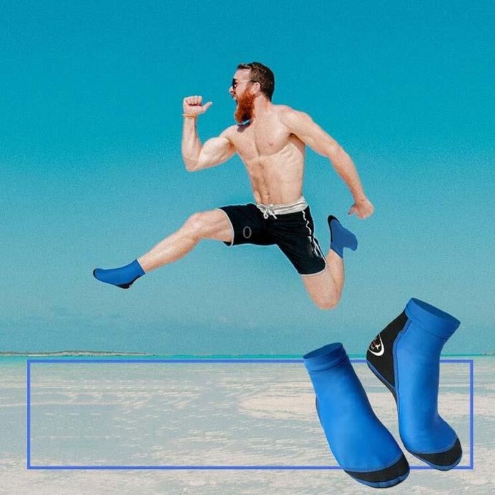 DIVE & SAIL 1.5mm Neoprene + Nylon Snorkeling Socks Diving Socks Anti-slip Anti-scratch Beach Socks, Size:S (33-35)(Women Purple