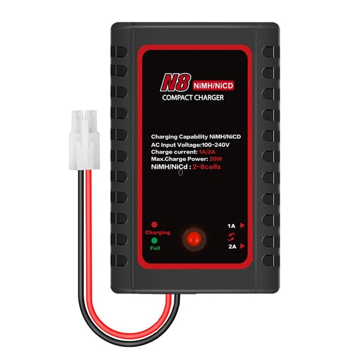 HTRC N8 Ni-MH Ni-Cr Battery Charger Smart Balance Charger, US Plug
