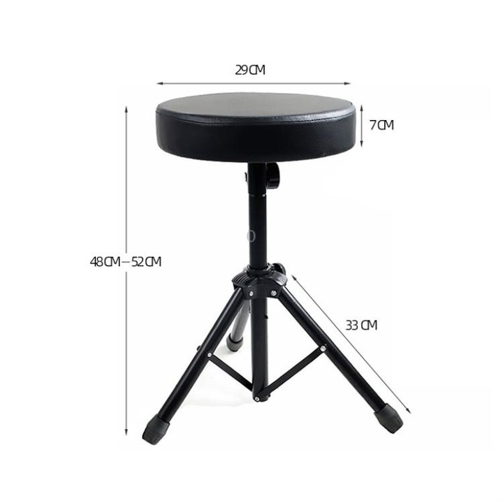 Metal Bracket Lift Round Stool Musical Instrument Universal Bench