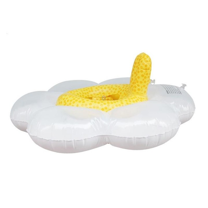 Children Sun Flower Seat Ring Swimming Ring Baby Inflatable Lifebuoy with Pillow