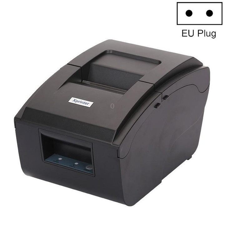 Xprinter XP-76IIH Dot Matrix Printer Open Roll Invoice Printer, Model: Parallel Port(EU Plug)