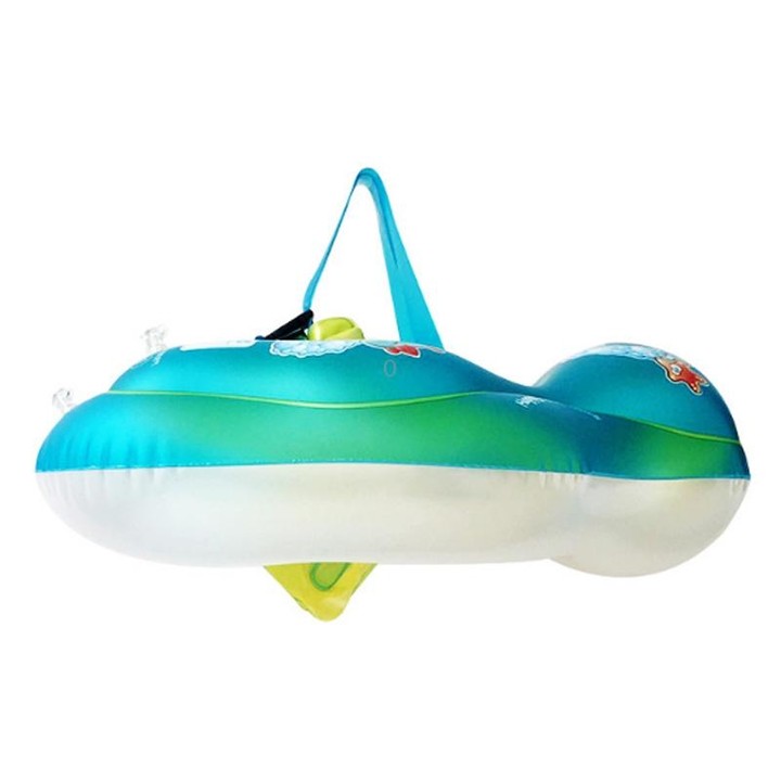 Cartoon Animal Pattern Children Swimming Ring Inflatable Baby Lying Ring Lifebuoy, Size:L