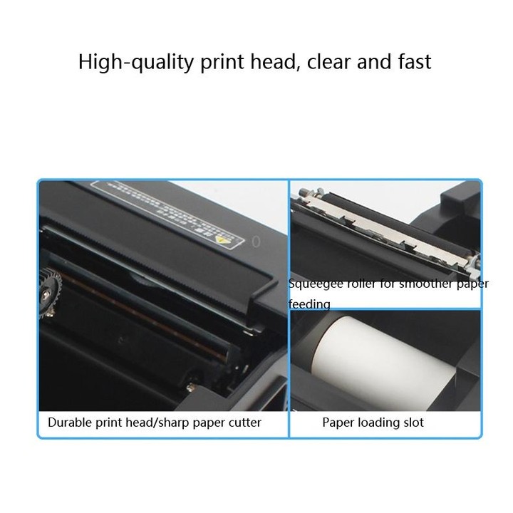Xprinter XP-A160M Thermal Printer Catering Bill POS Cash Register Printer, Style:UK Plug(Network Port LAN)