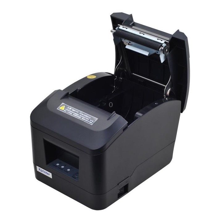 Xprinter XP-A160M Thermal Printer Catering Bill POS Cash Register Printer, Style:UK Plug(Network Port LAN)