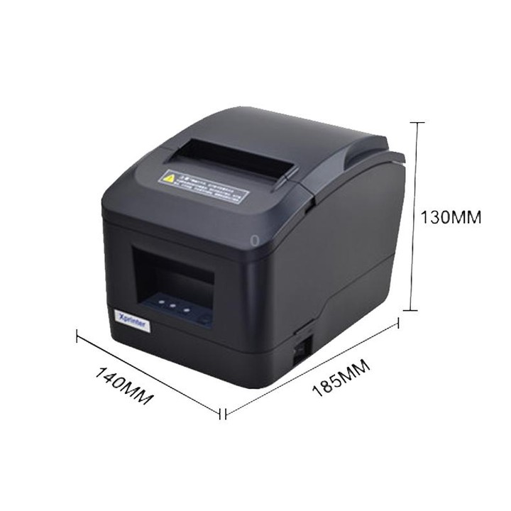 Xprinter XP-A160M Thermal Printer Catering Bill POS Cash Register Printer, Style:US Plug(Network Port LAN)