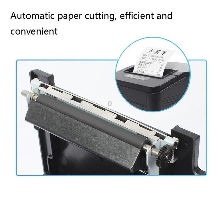 Xprinter XP-A160M Thermal Printer Catering Bill POS Cash Register Printer, Style:US Plug(USB)