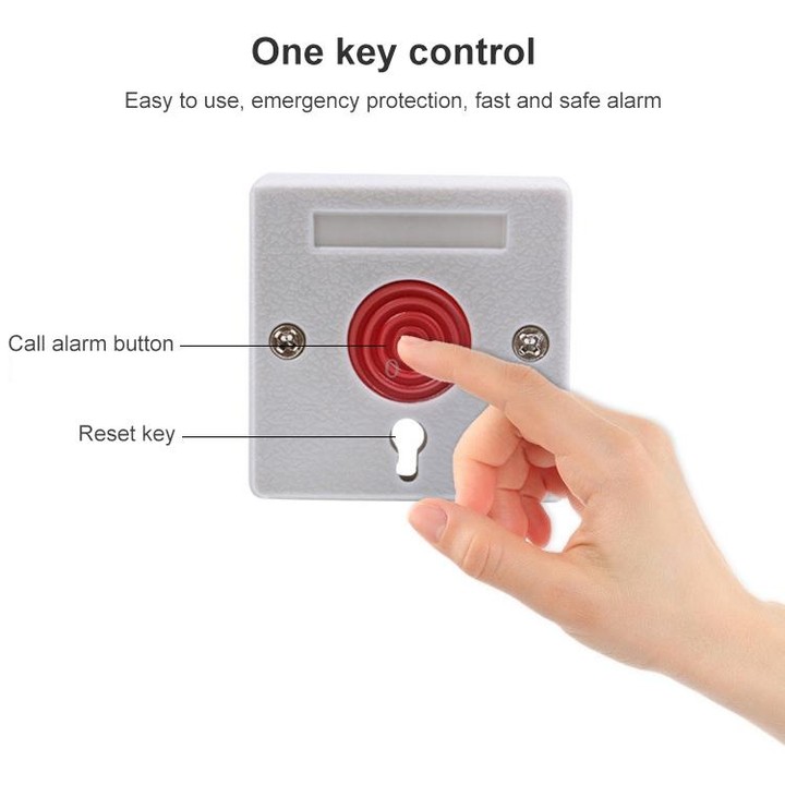 10 PCS NC NO Signal Options Security Alarm Accessories Button Panic Button Fire Alarm Emergency Switch