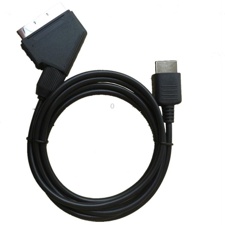 1.8m For Sony PS2/PS3 RGB SCART Cable TV AV Lead Replacement Connection Cable For PAL/NTSC Consoles