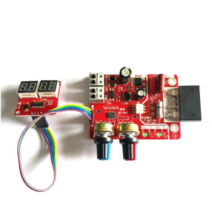 NY-D01 Spot Welding Machine Control Board Adjustment Time Current Digital Display Control Board, Model:40A