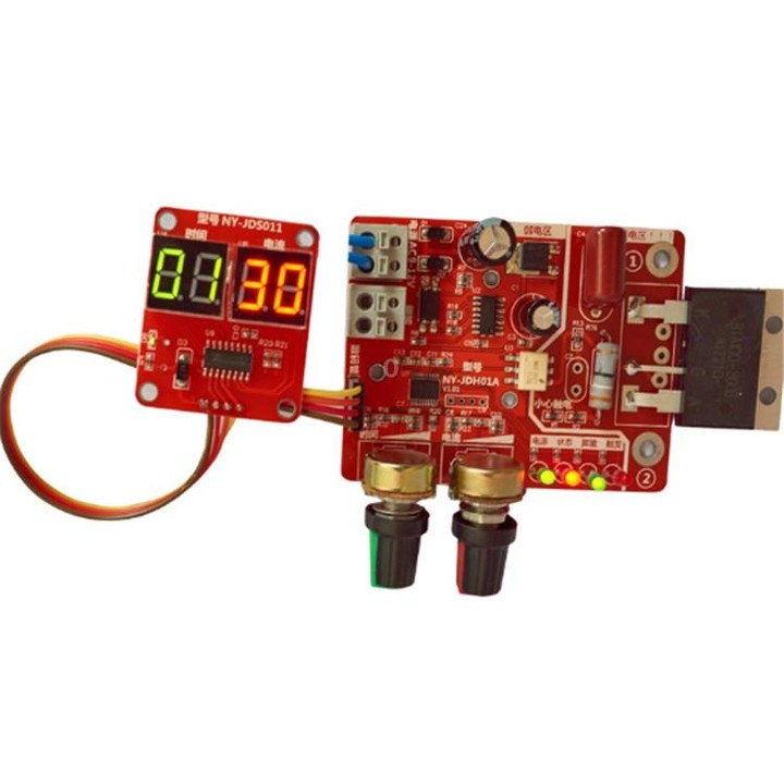 NY-D01 Spot Welding Machine Control Board Adjustment Time Current Digital Display Control Board, Model:40A