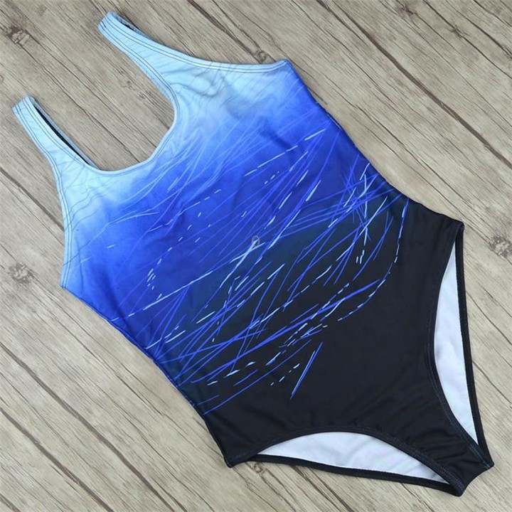 Female Sexy Swimsuit Vintage Swimwear High Neck Bandage Criss Cross Back Swimwear, Size:M(Purple)