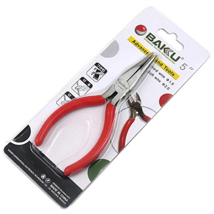 BAKU BK-071 Manual Pliers Needle-nosed Flat Pliers Long-nosed Pliers Household Manual Repair Tools