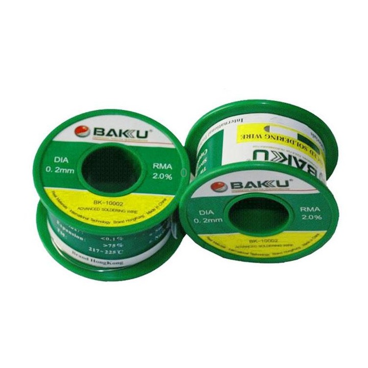 BAKU High-purity Low-temperature Solder Wire 63 Degrees Celsius No-clean Tin Wire(BK-10006 0.6mm)