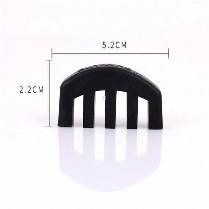 10 PCS Silicone Silencer Mute Equipment Sourdine for Violin(Red)