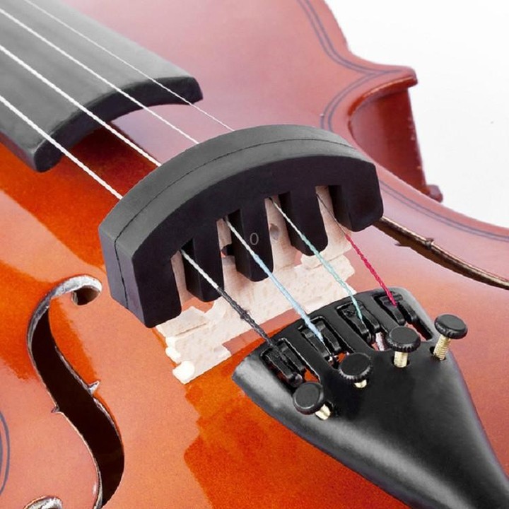 10 PCS Silicone Silencer Mute Equipment Sourdine for Violin(Yellow)