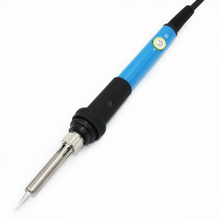 Adjustable Temperature Electric Soldering Iron 60W Welding Solder Rework Station Heat Pencil Tips Repair Tool (EU Plug)