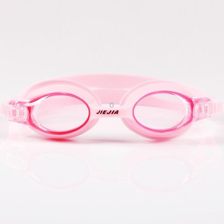 JIEJIA J2670 Silicone Swimming Goggles for Children(Pink)
