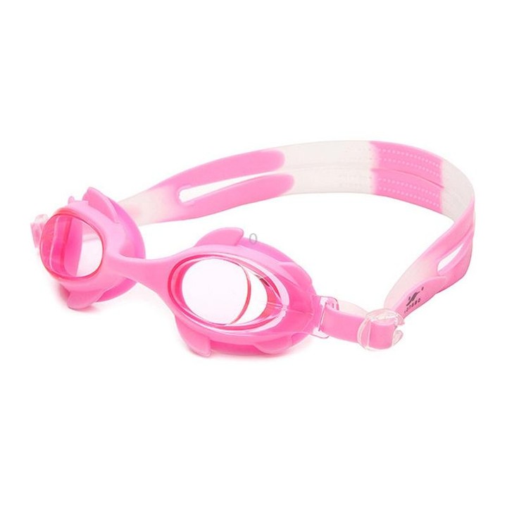 4 in 1 Cartoon Little Crab Waterproof and Anti-fog Silicone Swimming Goggles + Printed Pattern Swimming Cap + Nose Clip Earplugs