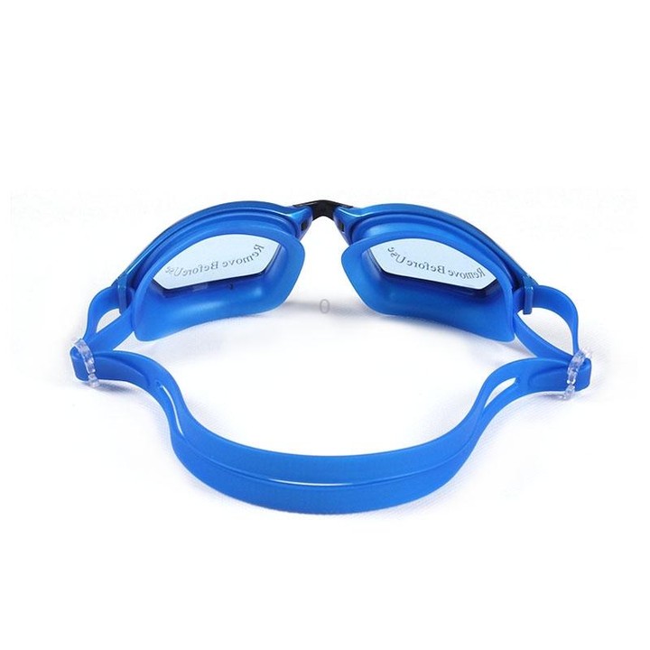 SG9017 Waterproof and Anti-fog Adult High-definition Large Frame Swimming Goggles for Men and Women(Blue)