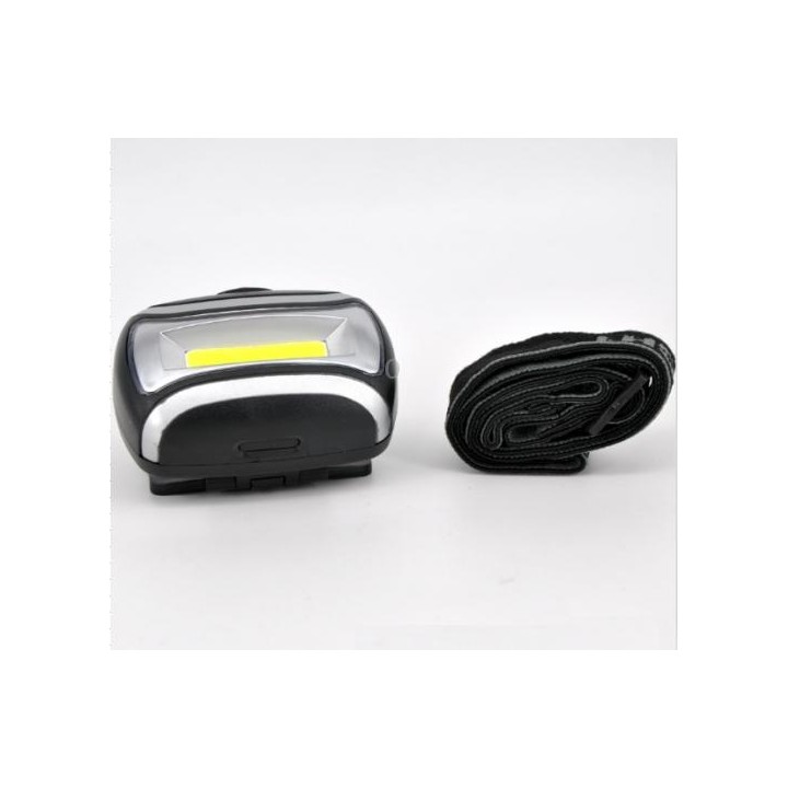 2 PCS 3W Portable Mini COB LED Headlamp Head Lamp Torch with 3 Lighting Modes