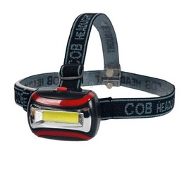 2 PCS 3W Portable Mini COB LED Headlamp Head Lamp Torch with 3 Lighting Modes