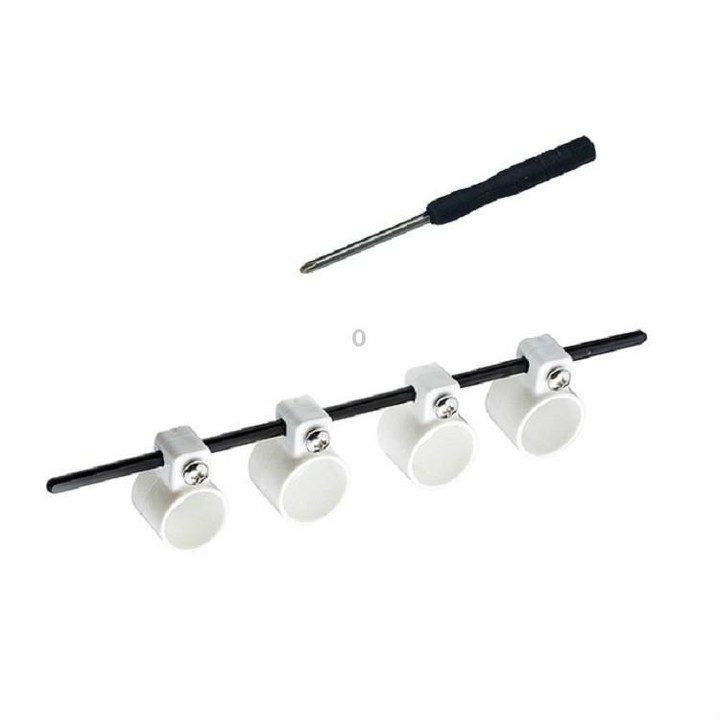 Four-finger Finger Expander Guitar Ukulele Piano Span Practice Finger Cover, Specification:Standard Edition(White)