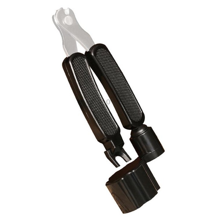 Guitar String Changing Tool Set String Trimmer Winding String Winding Three-in-one Clamp Guitar Accessories(Black Wihout Paper J