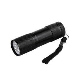 5 PCS 9 LEDs 395NM Mini UV Flashlight Fluorescent Agent Detection Pen Security Light