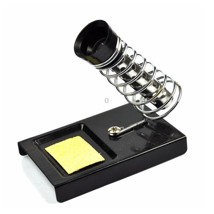 C-4 Electric Soldering Iron Rack Metal Soldering Iron Rack, Style:Rack+Sponge