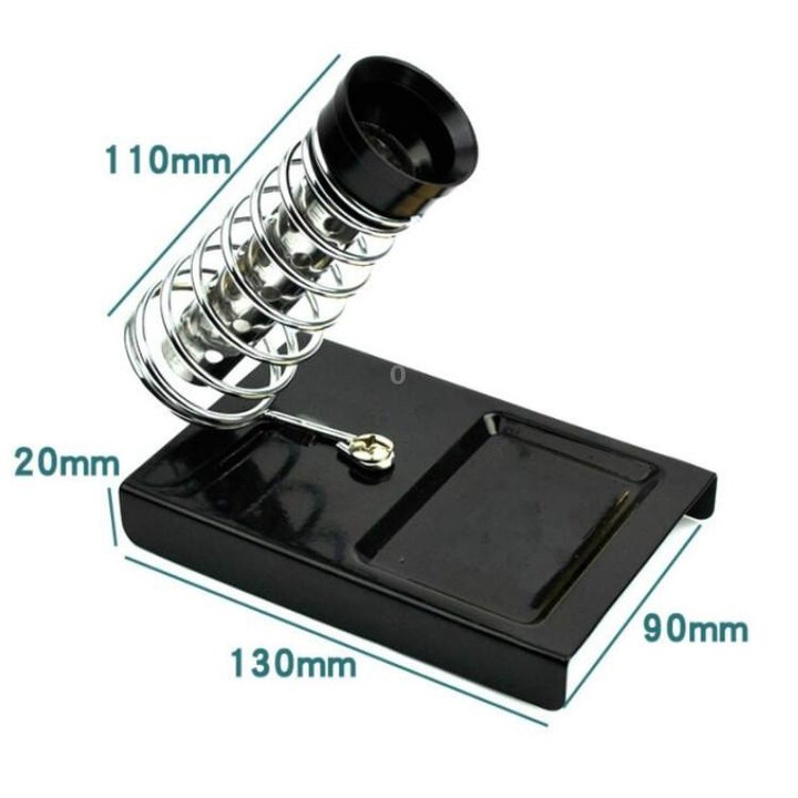 C-4 Electric Soldering Iron Rack Metal Soldering Iron Rack, Style:Rack+Sponge