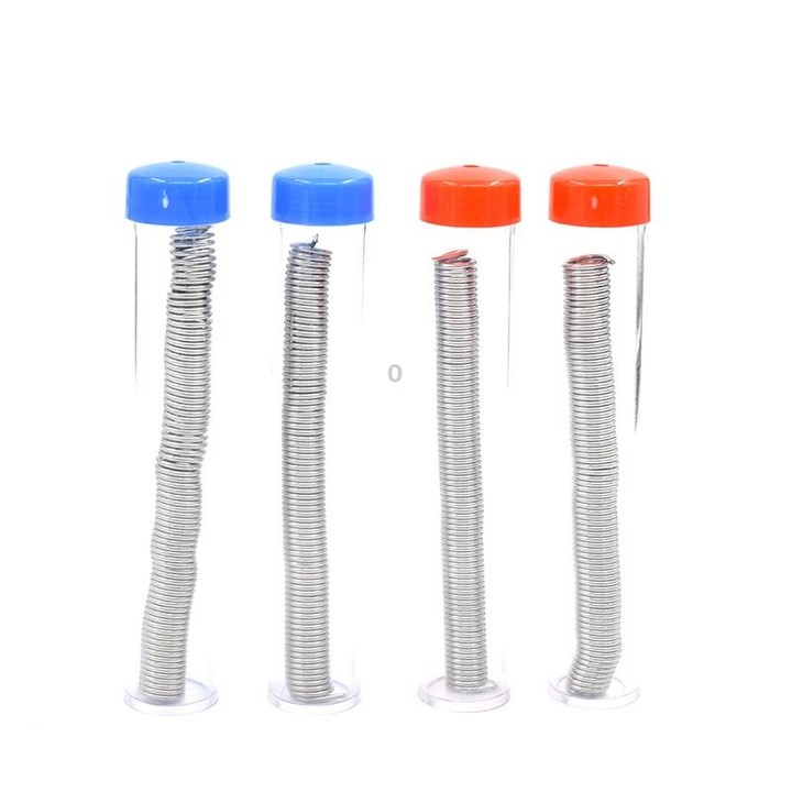 10 PCS 1.0mm 63/37 Barreled Tin Wire Pen Tube Solder Wire, Color Random Delivery