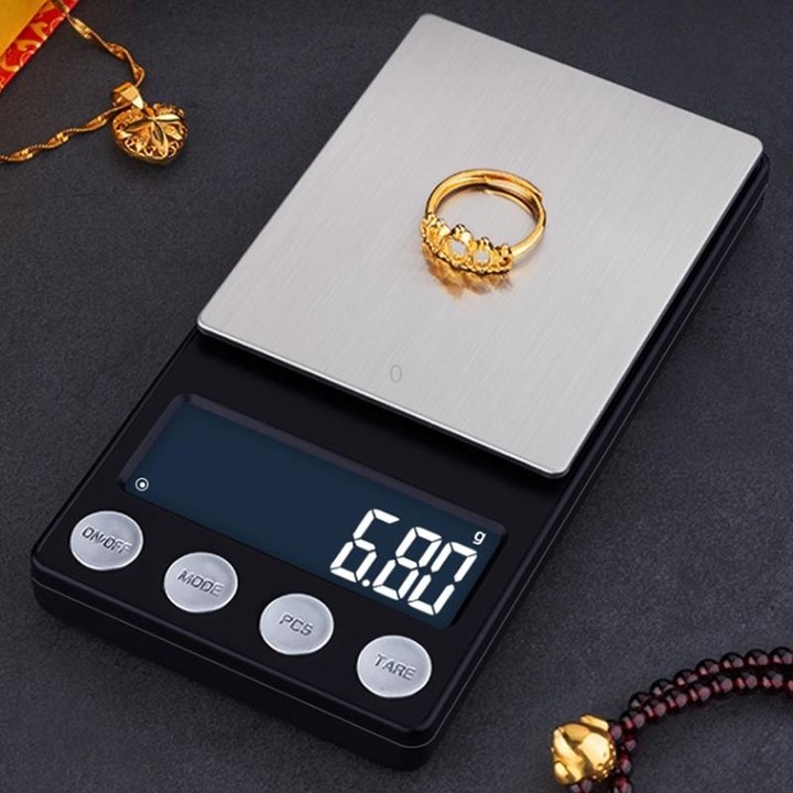 High-Precision Electronic Scale Mini Portable Jewellery Medicine Scale, Style:100g/0.01g