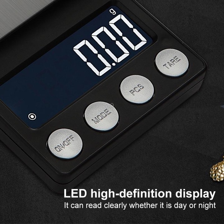 High-Precision Electronic Scale Mini Portable Jewellery Medicine Scale, Style:200g/0.01g