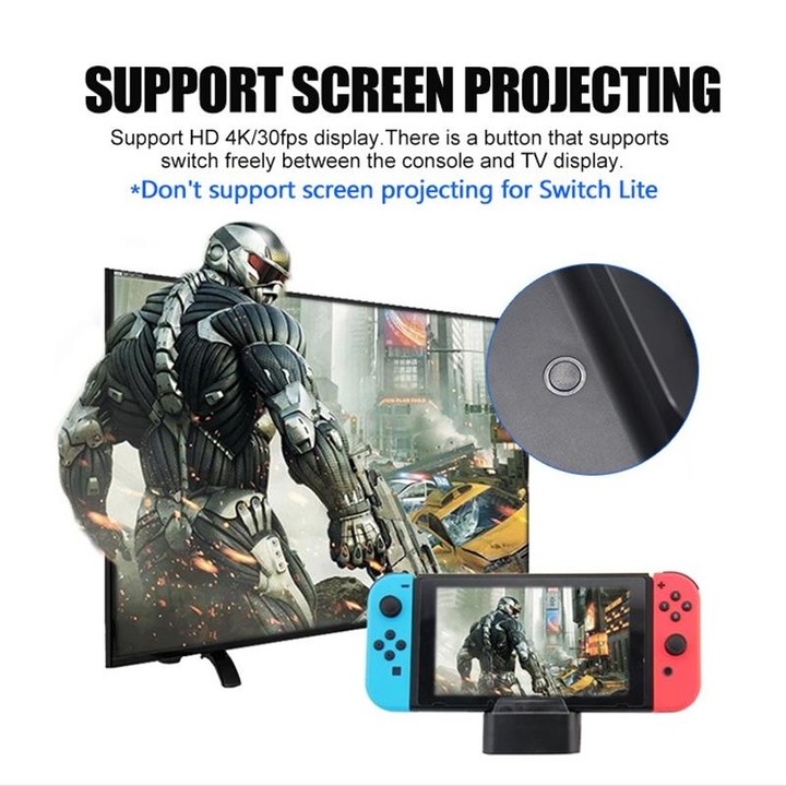 Video Projection Converter Cooling Portable Charging Base For Switch, Color of the product: Keyboard and Mouse