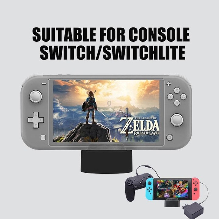 Video Projection Converter Cooling Portable Charging Base For Switch, Color of the product: Network Card