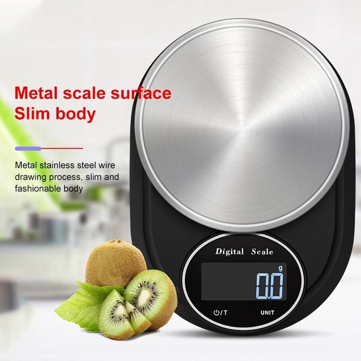 Home Kitchen Electronic Scale High Precision Stainless Steel Jewelry Scale, Style:No Edging, Specification:3kg/0.1g