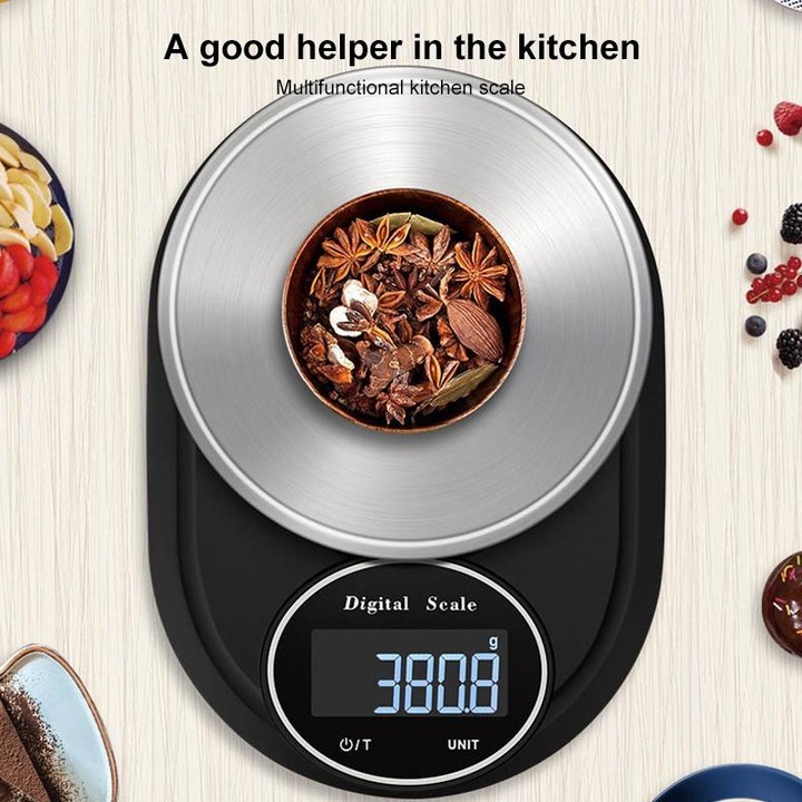 Home Kitchen Electronic Scale High Precision Stainless Steel Jewelry Scale, Style:No Edging, Specification:3kg/0.1g