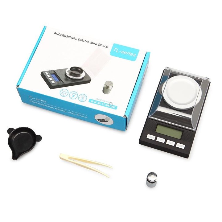10g/0.001g High-Precision Portable Jewelry Scale Mini Electronic Scale Precision Carat Electronic Scale