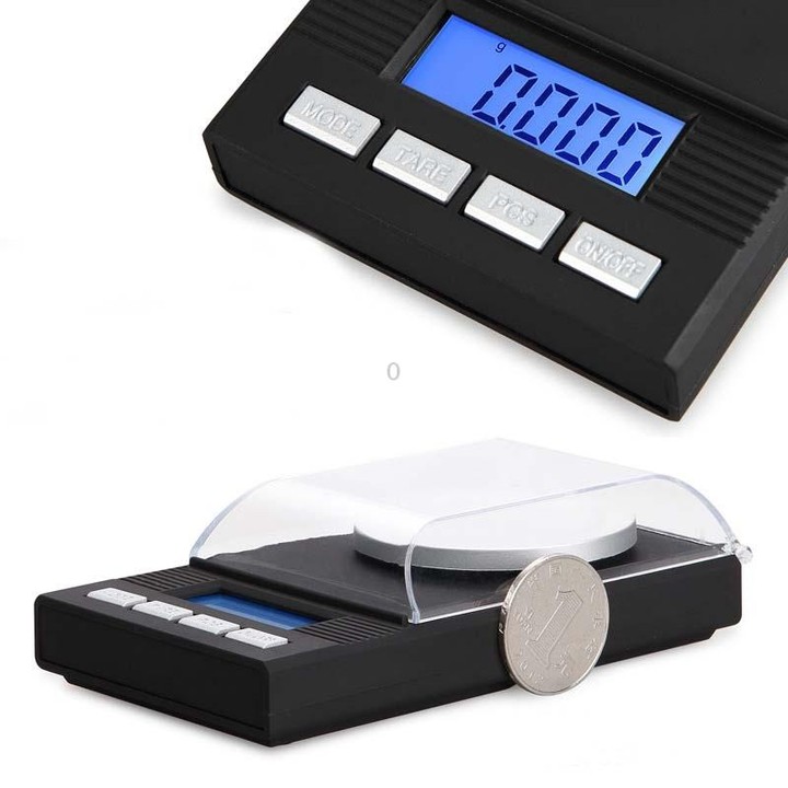 100g/0.001g High-Precision Portable Jewelry Scale Mini Electronic Scale Precision Carat Electronic Scale
