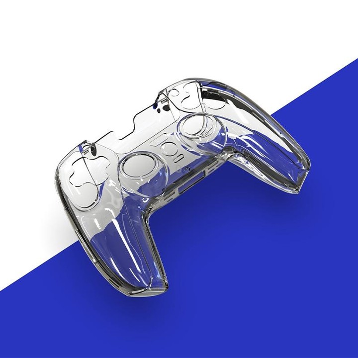KJH PS5-002 Game Controller Crystal Shell Wireless Controller Protective Shell Cover PC Transparent Protective Hard Shell For PS