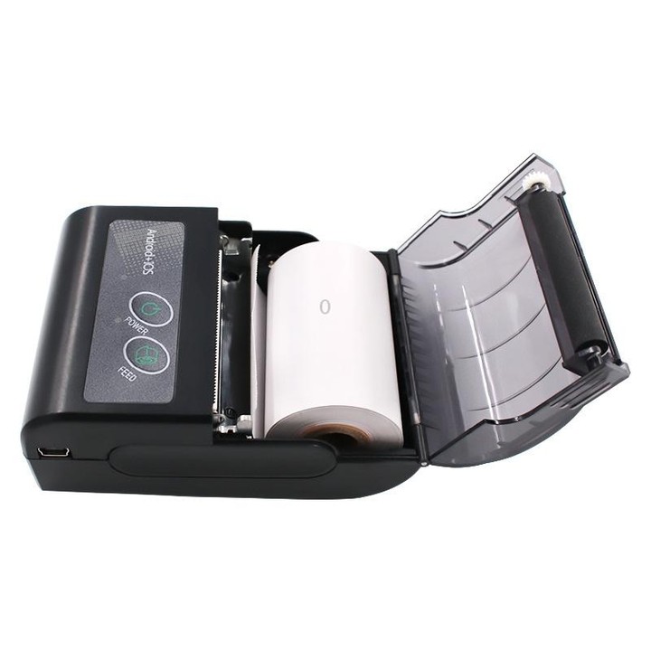 58HB6 Portable Bluetooth Thermal Printer Label Takeaway Receipt Machine, Supports Multi-Language & Symbol/Picture Printing, Mode