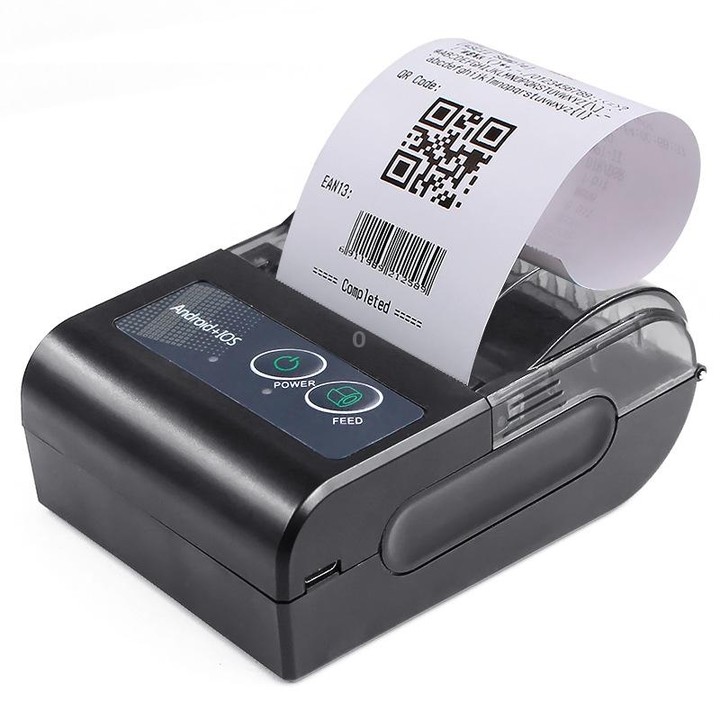 58HB6 Portable Bluetooth Thermal Printer Label Takeaway Receipt Machine, Supports Multi-Language & Symbol/Picture Printing, Mode