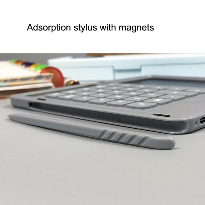 Rechargeable Writing Board Calculator Portable Multi-Function LCD Student Handwriting Board(Gray)