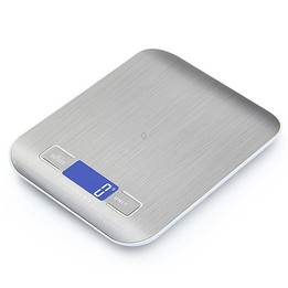 Stainless Steel Small Food Electronic Scale Kitchen Portable Baking Electronic Scale, Colour: 10kg/1g (Battery Model White)