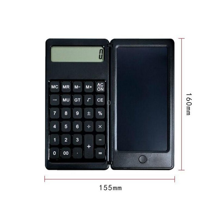 Writing Pad Calculator Business Notepad Innovative Writing Pad, Style: Button Battery