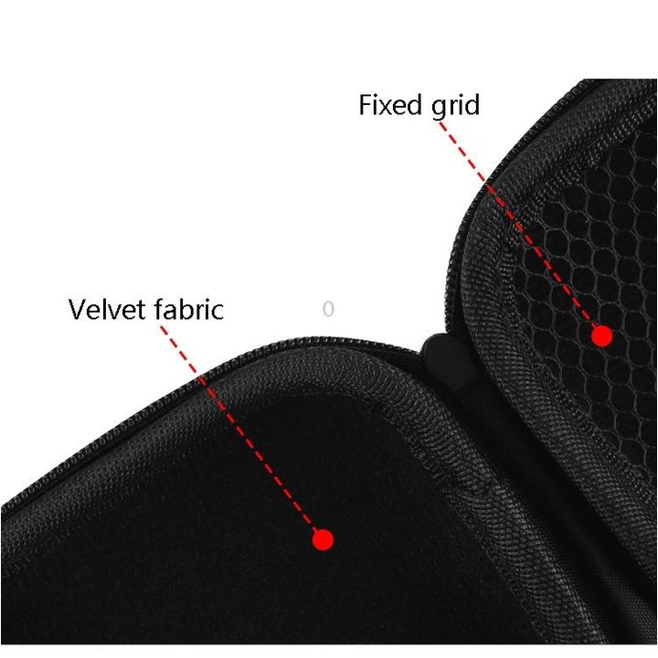2 PCS Handheld Game Console Storage Bag Accessories Storage for RG280V