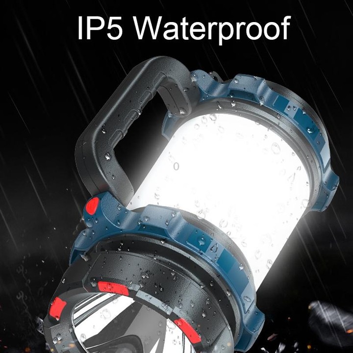 LED Mountaineering Waterproof Patrol USB Charging Flashlight with Power Bank Function, Style: 4800mAh