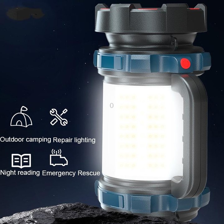 LED Mountaineering Waterproof Patrol USB Charging Flashlight with Power Bank Function, Style: 4800mAh