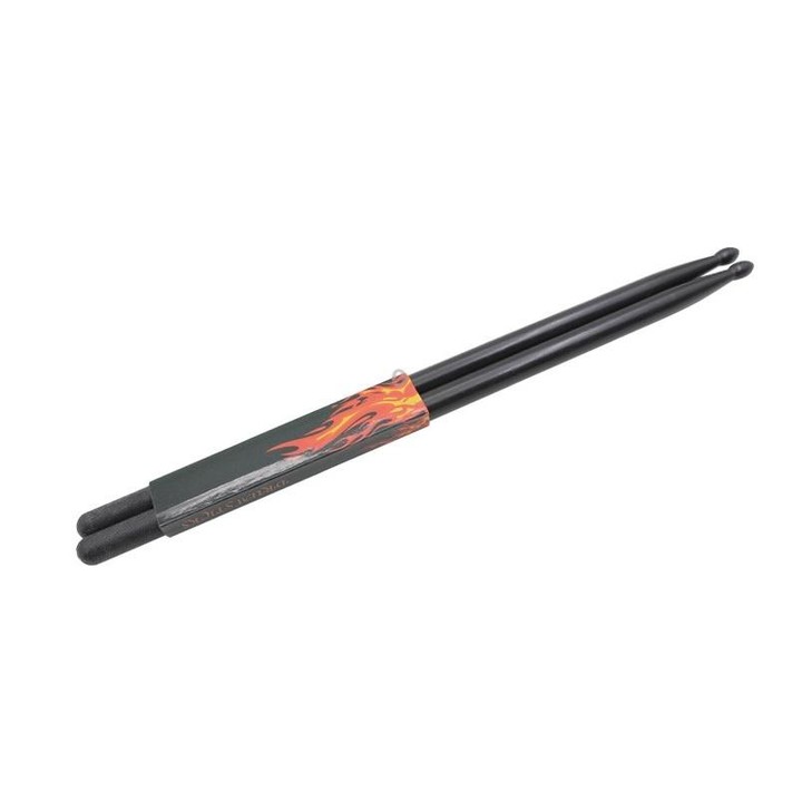 2 PCS Drumsticks Drum Kits Accessories Nylon Drumsticks, Colour: Black